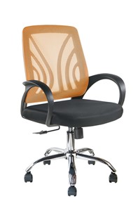 Компьютерное кресло Riva Chair 8099Е, Оранжевый в Лангепасе