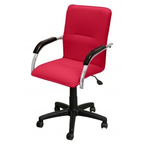 Компьютерное кресло Самба-лифт СРП-034 Люкс красный/венге в Когалыме