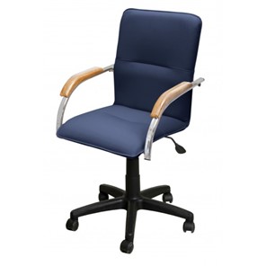 Кресло офисное Самба-лифт СРП-034 Люкс синий/бук в Когалыме