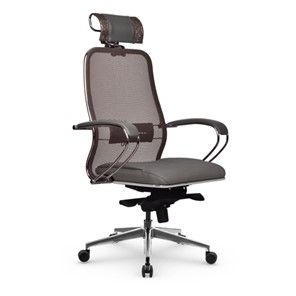 Кресло компьютерное Samurai SL-2.041 MPES Светло-Коричневый / Серый в Нижневартовске