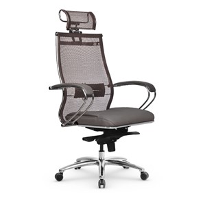 Офисное кресло Samurai SL-2.05 MPES Светло-коричневый / Серый в Нягани
