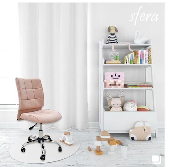 Кресло офисное Сфера розовый в Югорске - изображение 1