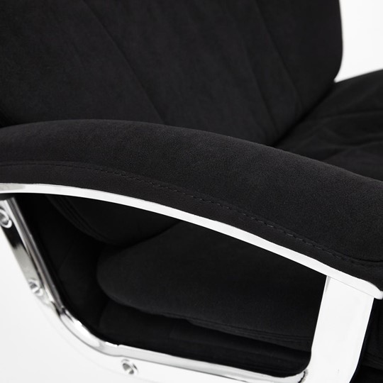 Кресло компьютерное SOFTY LUX флок, черный, арт.13594 в Когалыме - изображение 10
