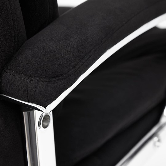 Кресло компьютерное SOFTY LUX флок, черный, арт.13594 в Когалыме - изображение 16