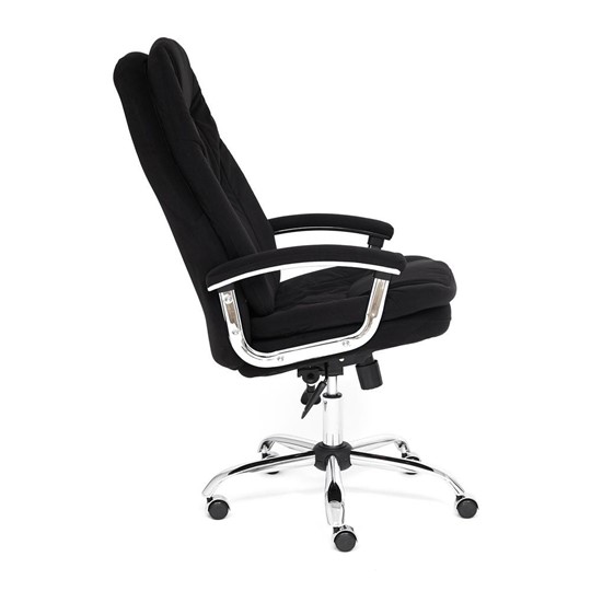 Кресло компьютерное SOFTY LUX флок, черный, арт.13594 в Когалыме - изображение 6
