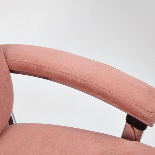 Кресло компьютерное SOFTY LUX флок, розовый, арт.13952 в Югорске - изображение 12
