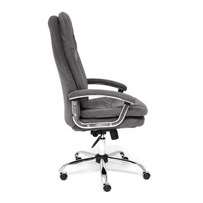 Кресло компьютерное SOFTY LUX флок, серый, арт.13591 в Урае - предосмотр 2