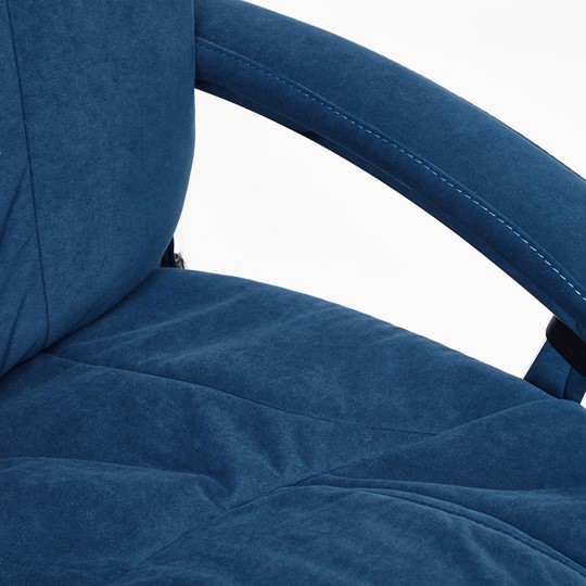 Кресло SOFTY LUX флок, синий, арт.13592 в Урае - изображение 12