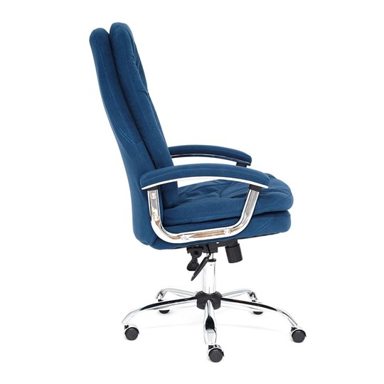 Кресло SOFTY LUX флок, синий, арт.13592 в Урае - изображение 5