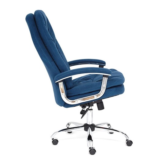 Кресло SOFTY LUX флок, синий, арт.13592 в Урае - изображение 6