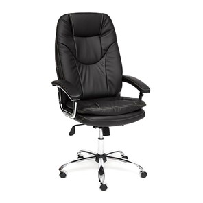 Офисное кресло SOFTY LUX кож/зам, черный, арт.12902 в Радужном