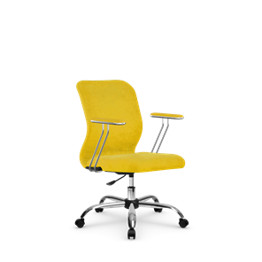 Офисное кресло SU-Mr-4/подл.078/осн.006 желтый в Сургуте