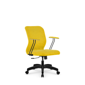 Кресло офисное SU-Mr-4/подл.079/осн.001 желтый в Нягани