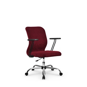 Кресло офисное SU-Mr-4/подл.109/осн.006 красный в Сургуте