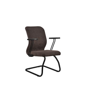 Кресло компьютерное SU-Mr-4/подл.109/осн.008 темно-коричневый в Когалыме