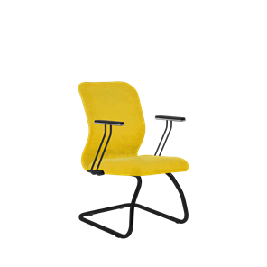 Кресло компьютерное SU-Mr-4/подл.110/осн.008 желтый в Когалыме