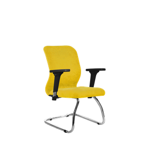 Кресло офисное SU-Mr-4/подл.200/осн.007 желтый в Советском