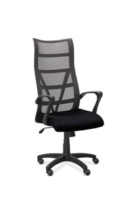 Кресло для персонала Топ, сетка/ткань TW / черная/ серая в Нижневартовске