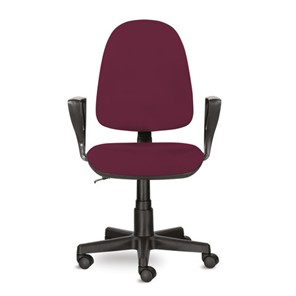 Компьютерное кресло Brabix Prestige Ergo MG-311 (регулируемая эргономичная спинка, ткань, бордовое) 532422 в Лангепасе - предосмотр