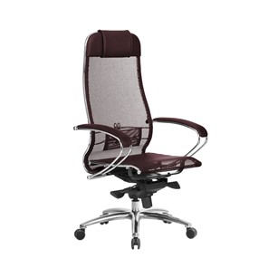 Офисное кресло Samurai S-1.04, темно-бордовый в Сургуте