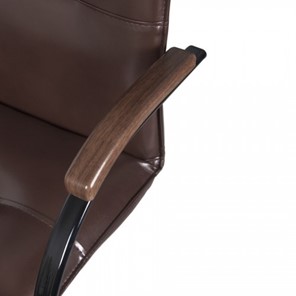 Офисный стул Самба-лифт СРП-034 коричневый основание эмаль в Лангепасе - предосмотр 2