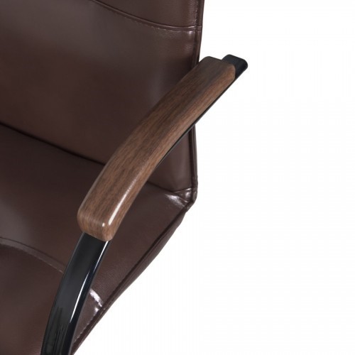 Офисный стул Самба-лифт СРП-034 коричневый основание эмаль в Лангепасе - изображение 2