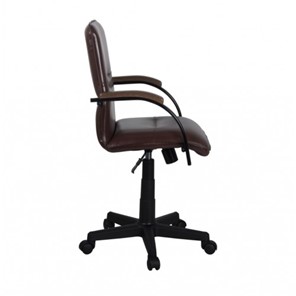 Офисный стул Самба-лифт СРП-034 коричневый основание эмаль в Лангепасе - предосмотр 4