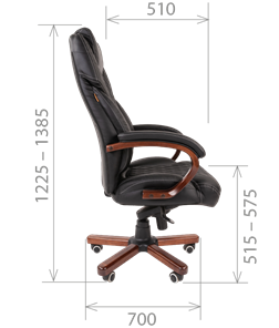 Компьютерное кресло CHAIRMAN 406, коричневый в Когалыме - предосмотр 5