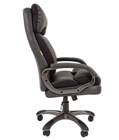 Офисное кресло CHAIRMAN 505 Экокожа серая в Лангепасе - изображение 2