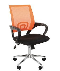 Офисное кресло CHAIRMAN 696 CHROME Сетка TW-66 (оранжевый) в Радужном