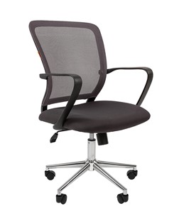 Офисное кресло CHAIRMAN 698 CHROME new Сетка TW-04 (серый) в Лангепасе