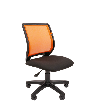 Кресло CHAIRMAN 699 Б/Л Сетка TW-66 (оранжевый) в Когалыме - изображение