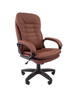 Компьютерное кресло CHAIRMAN 795 LT, экокожа, цвет коричневый в Нижневартовске