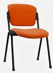 Офисное кресло ERA BLACK оранжевый в Ханты-Мансийске
