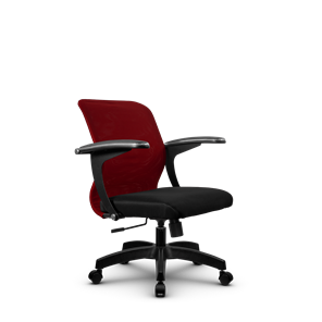 Кресло SU-M-4/подл.160/осн.001, Бордовый/Черный в Урае
