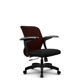 Офисное кресло SU-M-4/подл.160/осн.001, Коричневый/Черный в Сургуте