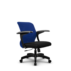 Офисное кресло SU-M-4/подл.160/осн.001, Синий/Черный в Урае