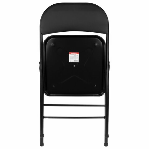 Офисный стул складной Brabix Golf Plus CF-003 Комфорт (черный каркас, кожзам черный) 531566 в Лангепасе - изображение 6