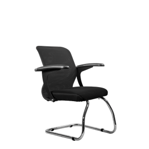 Офисный стул SU-M-4/подл.160/осн.007, Темно-серый/Черный в Урае
