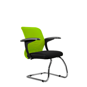 Офисный стул SU-M-4/подл.160/осн.007, Зеленый/Черный в Лангепасе
