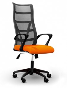 Кресло компьютерное 5600, оранж/черное в Нижневартовске