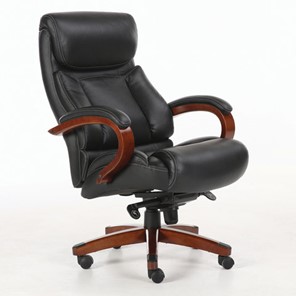Компьютерное кресло Brabix Premium Infinity EX-707 (дерево, натуральная кожа, черное) 531826 в Пыть-Яхе