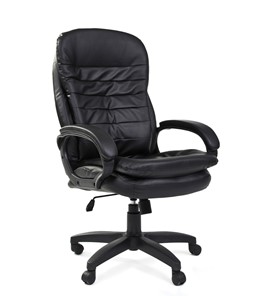 Кресло офисное CHAIRMAN 795 LT, экокожа, цвет черный в Урае
