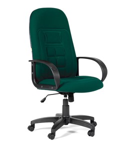 Кресло компьютерное CHAIRMAN 727 ткань ст., цвет зеленый в Когалыме