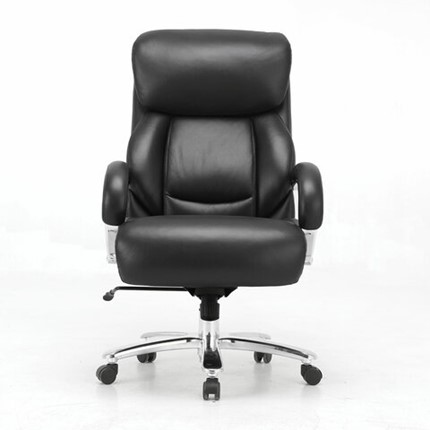 Кресло офисное Brabix Premium Pride HD-100 (натуральная кожа, черное) 531940 в Когалыме - изображение