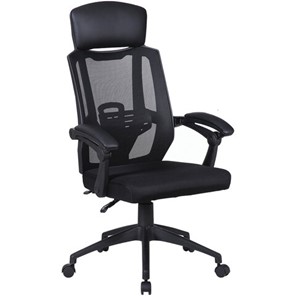 Компьютерное кресло Brabix Nexus ER-401 (с подлокотниками, черное) 531835 в Радужном