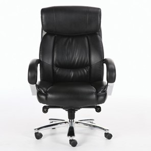 Офисное кресло Brabix Premium Direct EX-580 (хром, рециклированная кожа, черное) в Нягани