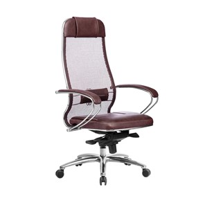 Офисное кресло Samurai SL-1.04, темно-бордовый в Нижневартовске