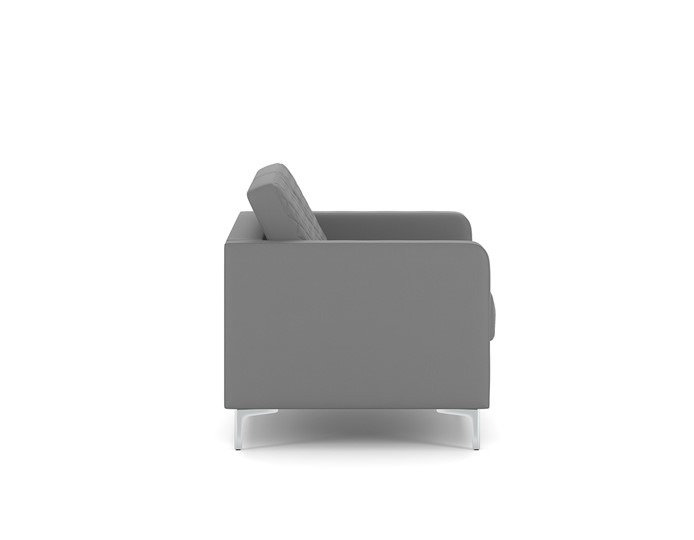 Офисный диван Актив двухместный, серый в Урае - изображение 2