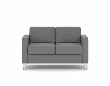 Офисный диван Актив двухместный, серый в Урае
